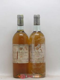 Sauternes Château Roumieu 1978 - Lot of 2 Bottles