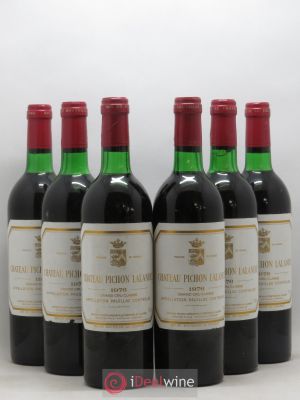 Château Pichon Longueville Comtesse de Lalande 2ème Grand Cru Classé  1976 - Lot of 6 Bottles