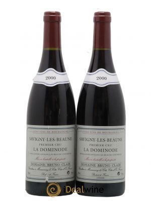 Savigny-lès-Beaune 1er Cru La Dominode Bruno Clair (Domaine)  2000 - Lot of 2 Bottles