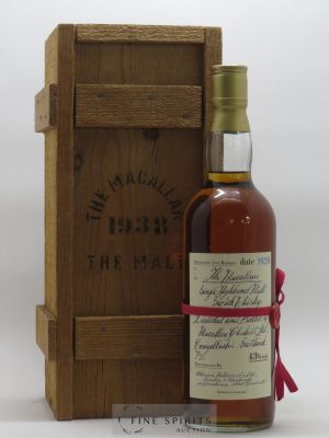 Macallan (The) 1938 Of. Single Highland Malt Scotch Whisky Atkinson Baldwin & Co Macallan Glenlivet Ltd.   - Lot de 1 Bouteille