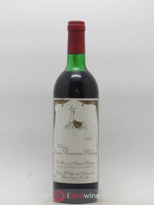 Château d'Armailhac - Mouton Baron(ne) Philippe 5ème Grand Cru Classé  1976 - Lot of 1 Bottle