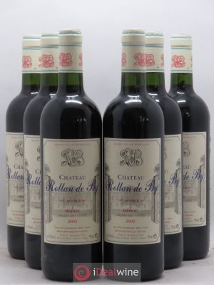 Château Rollan de By Cru Bourgeois  2003 - Lot of 6 Bottles