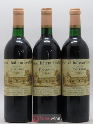 Vieux Château Certan  1986 - Lot of 3 Bottles
