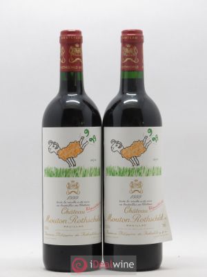Château Mouton Rothschild 1er Grand Cru Classé  1999 - Lot of 2 Bottles