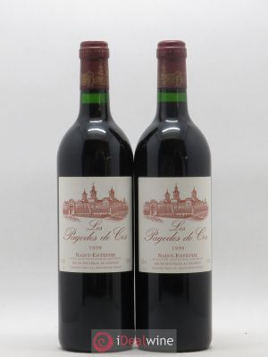 Les Pagodes de Cos Second Vin  1999 - Lot de 2 Bouteilles