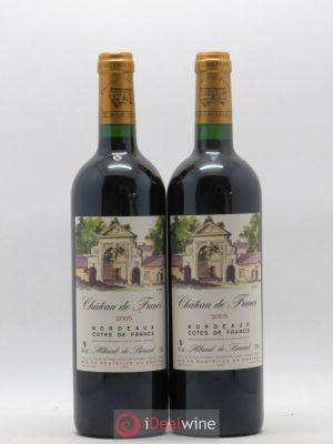 - Château de Francs 2005 - Lot of 2 Bottles