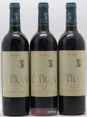 Château Citran Cru Bourgeois  2002 - Lot of 3 Bottles