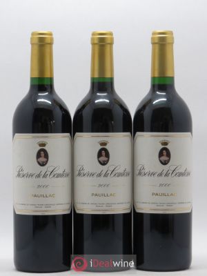 Réserve de la Comtesse Second Vin  2000 - Lot de 3 Bouteilles