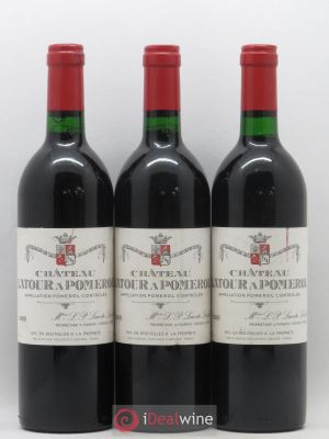 Château Latour à Pomerol  1988 - Lot of 3 Bottles
