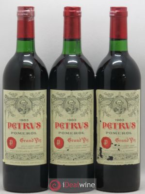 Petrus  1983 - Lot of 3 Bottles