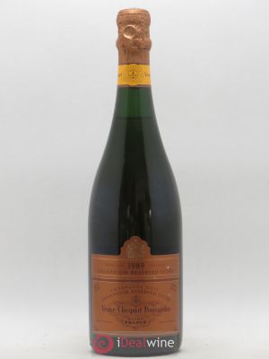 Vintage Rosé Veuve Clicquot Ponsardin Trilennium reserved 1989 - Lot of 1 Bottle