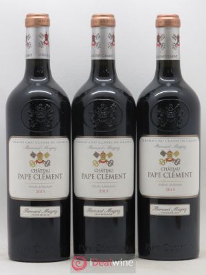 Château Pape Clément Cru Classé de Graves  2015 - Lot of 3 Bottles