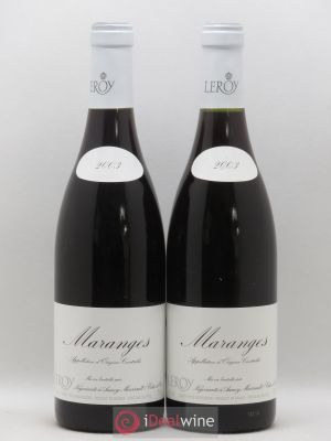 Maranges Leroy 2003 - Lot of 2 Bottles