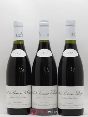 Côte de Beaune-Villages Leroy 1997 - Lot of 3 Bottles