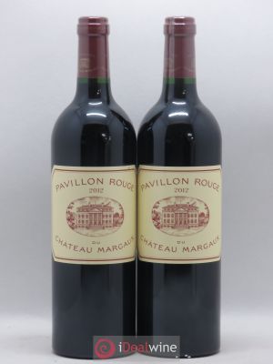 Pavillon Rouge du Château Margaux Second Vin  2012 - Lot de 2 Bouteilles
