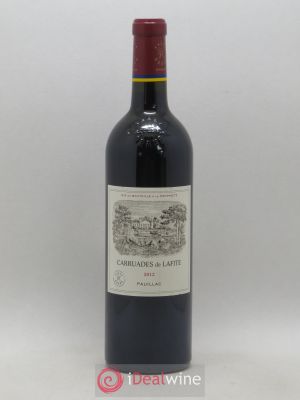 Carruades de Lafite Rothschild Second vin  2012 - Lot de 1 Bouteille