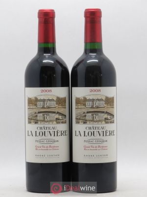 Château la Louvière  2008 - Lot of 2 Bottles