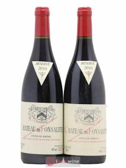 Côtes du Rhône Château de Fonsalette SCEA Château Rayas  2010 - Lot of 2 Bottles