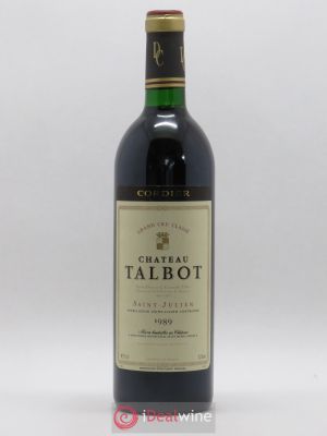 Château Talbot 4ème Grand Cru Classé  1989 - Lot of 1 Bottle