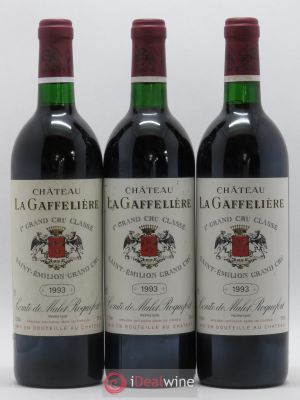 Château la Gaffelière 1er Grand Cru Classé B  1993 - Lot of 3 Bottles