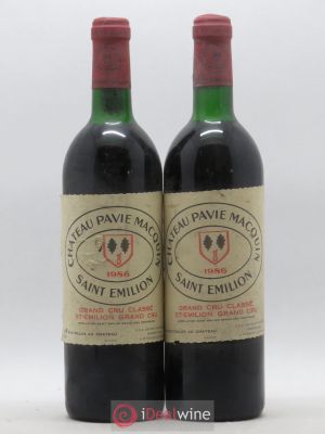 Château Pavie Macquin 1er Grand Cru Classé B  1986 - Lot of 2 Bottles