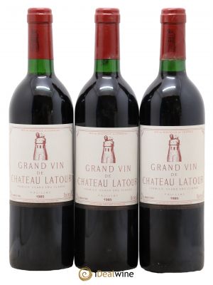 Château Latour 1er Grand Cru Classé  1985 - Lot of 3 Bottles