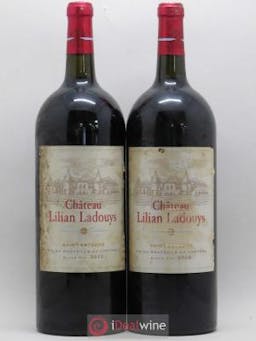 Château Lilian Ladouys Cru Bourgeois  2010 - Lot de 2 Magnums