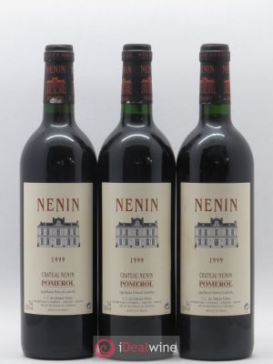 Château Nenin  1999 - Lot of 3 Bottles