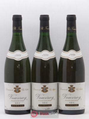 Vouvray Sec Clos Naudin - Philippe Foreau  1999 - Lot of 3 Bottles