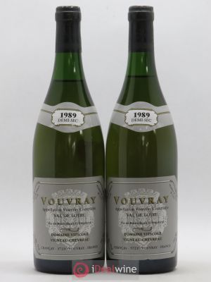 Vouvray Vigneau-Chevreau (no reserve) 1989 - Lot of 2 Bottles