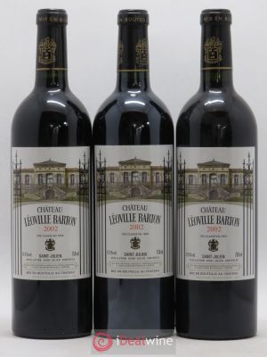 Château Léoville Barton 2ème Grand Cru Classé  2002 - Lot of 3 Bottles