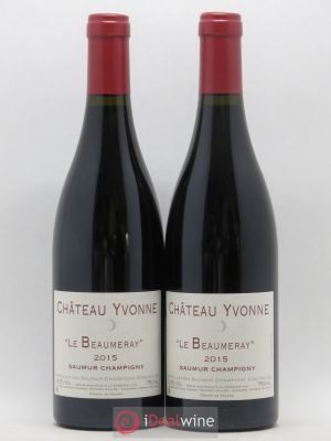 Saumur-Champigny Le Beaumeray Château Yvonne (no reserve) 2015 - Lot of 2 Bottles