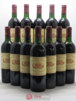 Pavillon Rouge du Château Margaux Second Vin  1990 - Lot of 12 Bottles
