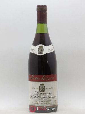 Hautes Côtes de Beaune Le Vignot Pierre Laforest 1988 - Lot of 1 Bottle