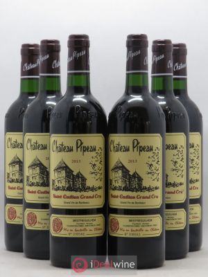 Château Pipeau  2013 - Lot of 6 Bottles