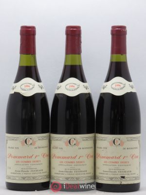 Pommard 1er Cru Les Combes Dessus Cluzeaud Jean Claude 1996 - Lot of 3 Bottles