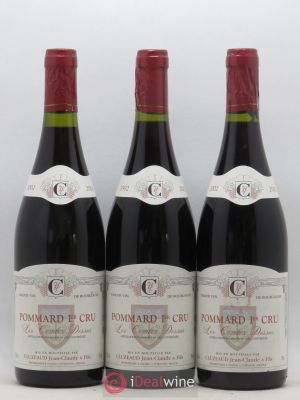 Pommard 1er Cru Les Combes Dessus Cluzeaud Jean Claude & Fils  2002 - Lot of 3 Bottles