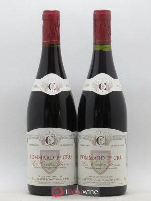 Pommard 1er Cru Les Combes Dessus Cluzeaud Jean Claude & Fils  2002 - Lot of 2 Bottles