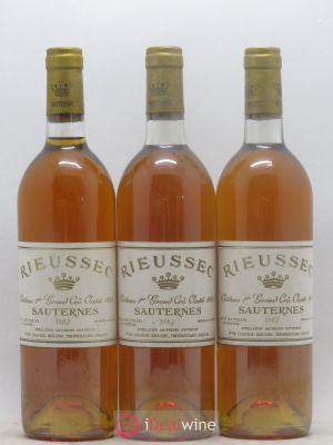 Château Rieussec 1er Grand Cru Classé  1982 - Lot of 3 Bottles