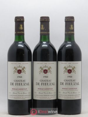 Château de Fieuzal Cru Classé de Graves  1988 - Lot of 3 Bottles