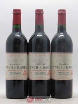 Château Lynch Bages 5ème Grand Cru Classé  1994 - Lot of 3 Bottles