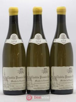 Chablis 1er Cru Montée de Tonnerre Raveneau (Domaine)  2018 - Lot of 3 Bottles