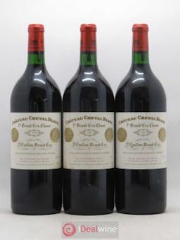 Château Cheval Blanc 1er Grand Cru Classé A  1999 - Lot de 3 Magnums