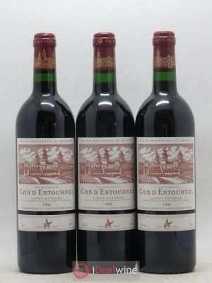 Cos d'Estournel 2ème Grand Cru Classé  1996 - Lot of 3 Bottles