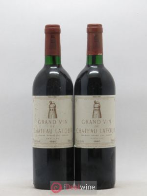 Château Latour 1er Grand Cru Classé  1990 - Lot of 2 Bottles
