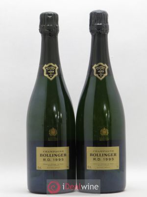 R.D. Bollinger  1995 - Lot of 2 Bottles
