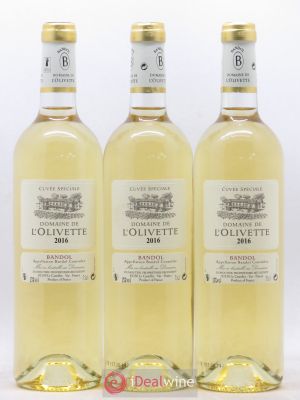 Bandol Cuvée spéciale L'Olivette (Domaine de)  2016 - Lot of 3 Bottles