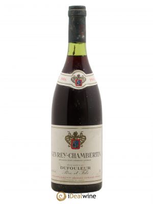 Gevrey-Chambertin Dufouleur Père et Fils 1986 - Lot of 1 Bottle