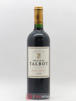 Château Talbot 4ème Grand Cru Classé  2012 - Lot de 1 Bouteille