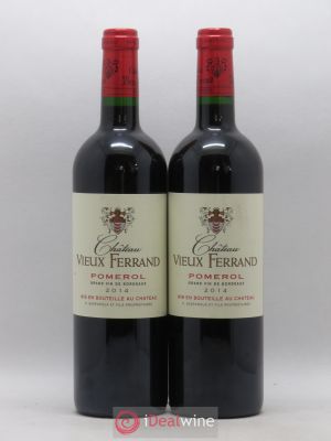 Pomerol Château Vieux Ferrand 2014 - Lot of 2 Bottles